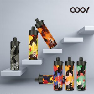 OOO! 12000 퍼프 DL/DTL 일회용 베이프 20ml 15ml충전식 및 조절식 공기 흐름